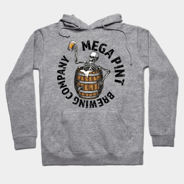 Mega Pint Brewing Company Hoodie by Cosmo Gazoo